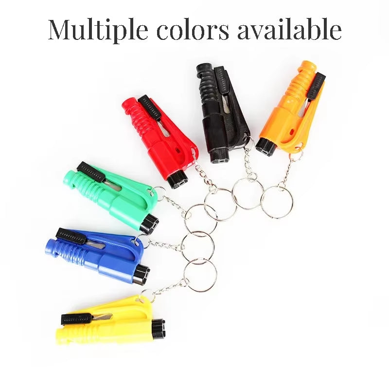 Safety Hammer Car Escape Tool 3-In-1 Window Breaker Seat Belt Cutter Compact Emergency Hammer Escape Tool for Car Accessories