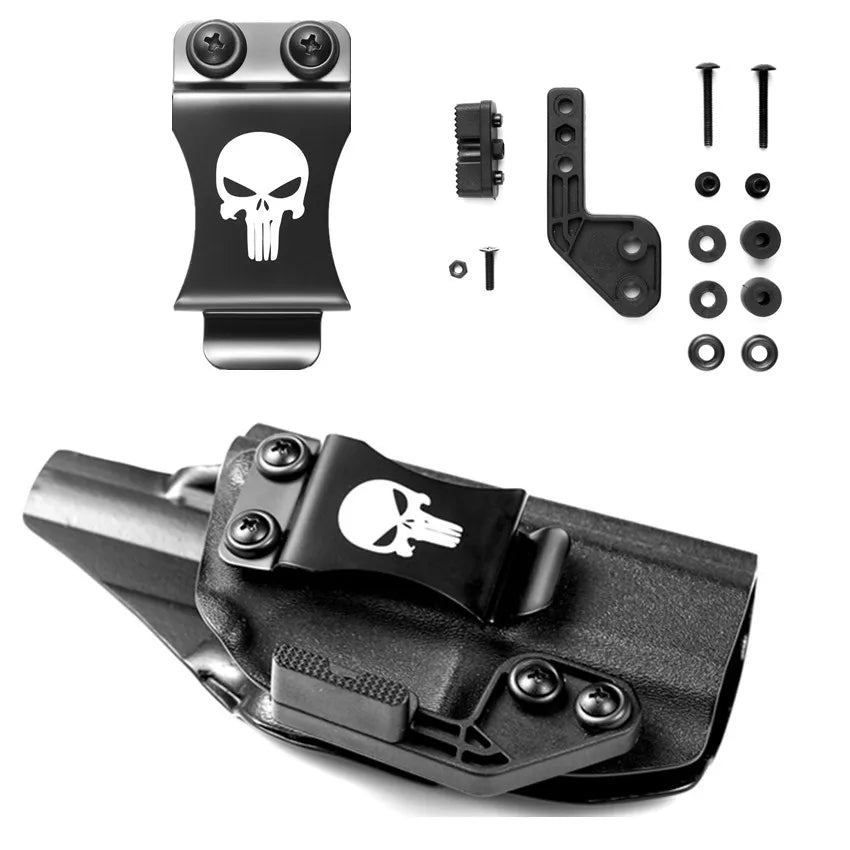 Kydex Internal Holster for Glock 17 19 19X 25 31 45 MOS with Olight Baldr S PL Mini 2 800 Lumens GM23 Flashlight Tactical Light