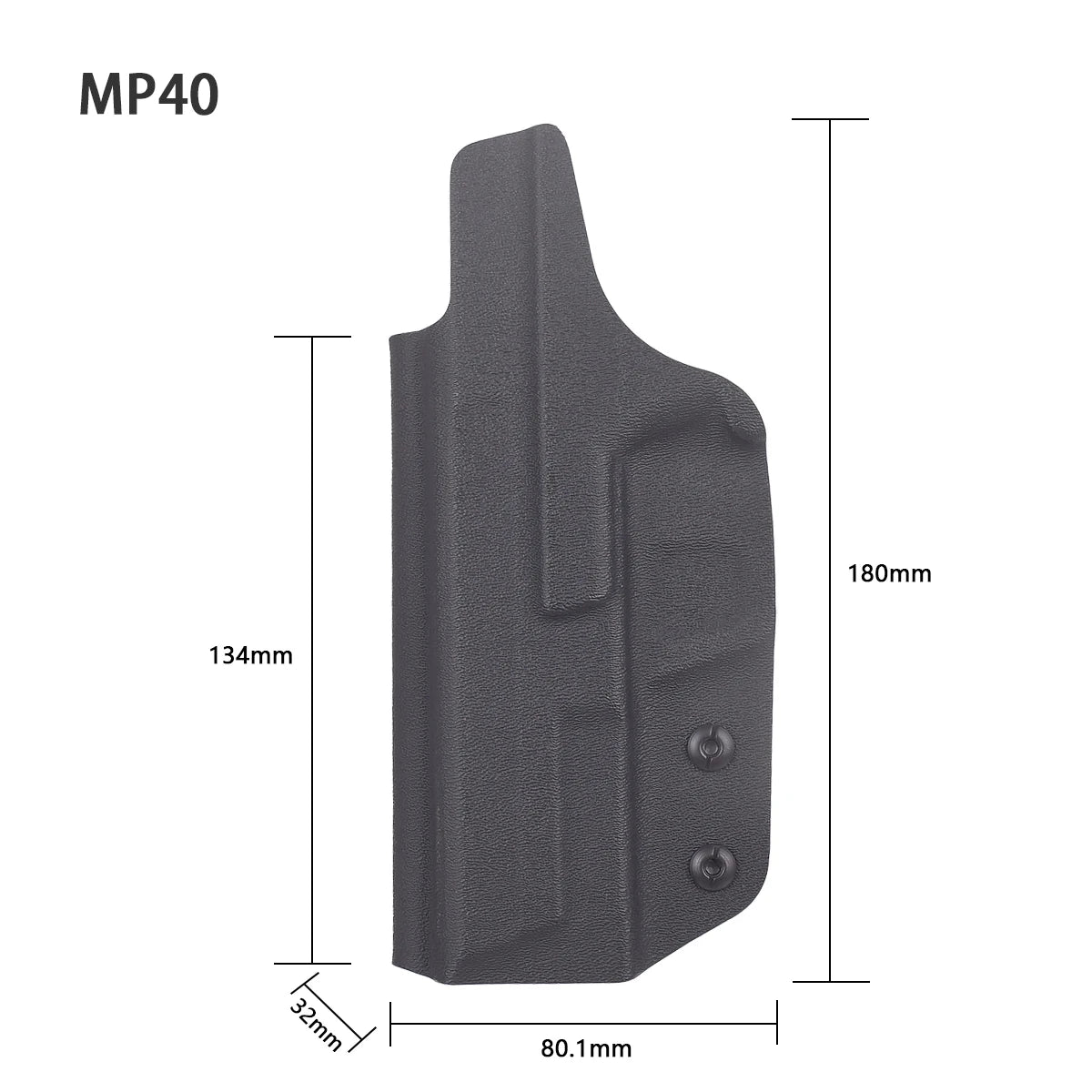 IWB Kydex Gun Holster for Berett 92Fs G26 CZ P07 941 G2C 1911 Walter PPQ TH9 MP40 inside Waistband Concealed Carry Holsters