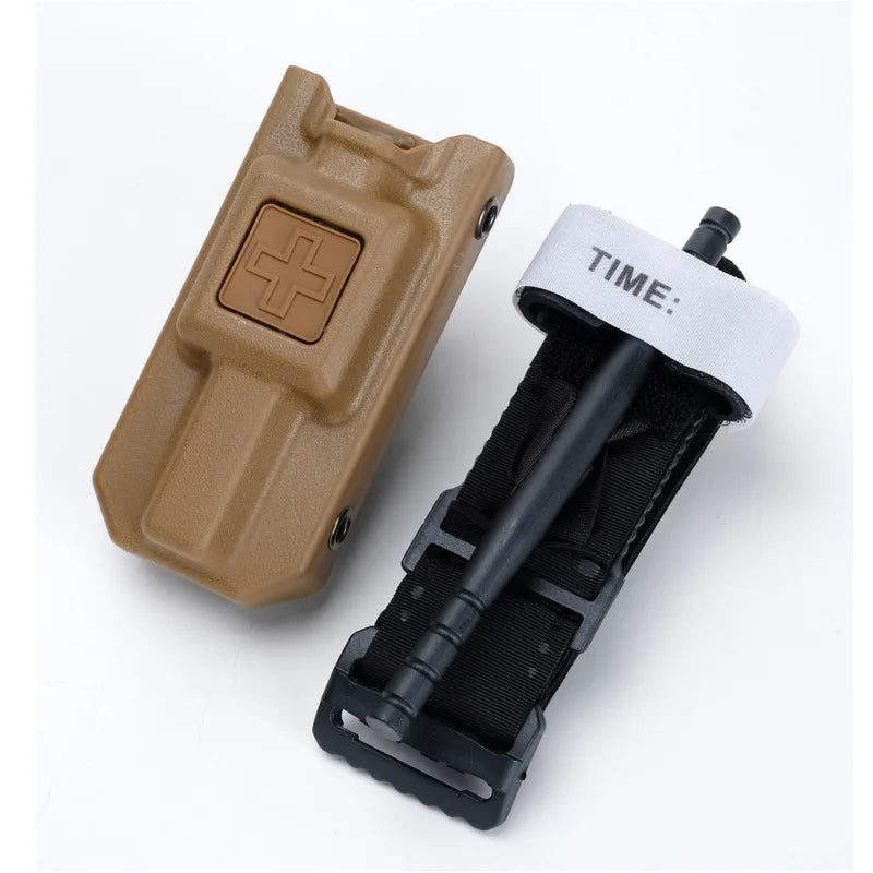 Tourniquet Cat Storage Box Bag MOLLE Medical Package Outdoor Emergency Tourniquetrats Survival for Hiking Camping