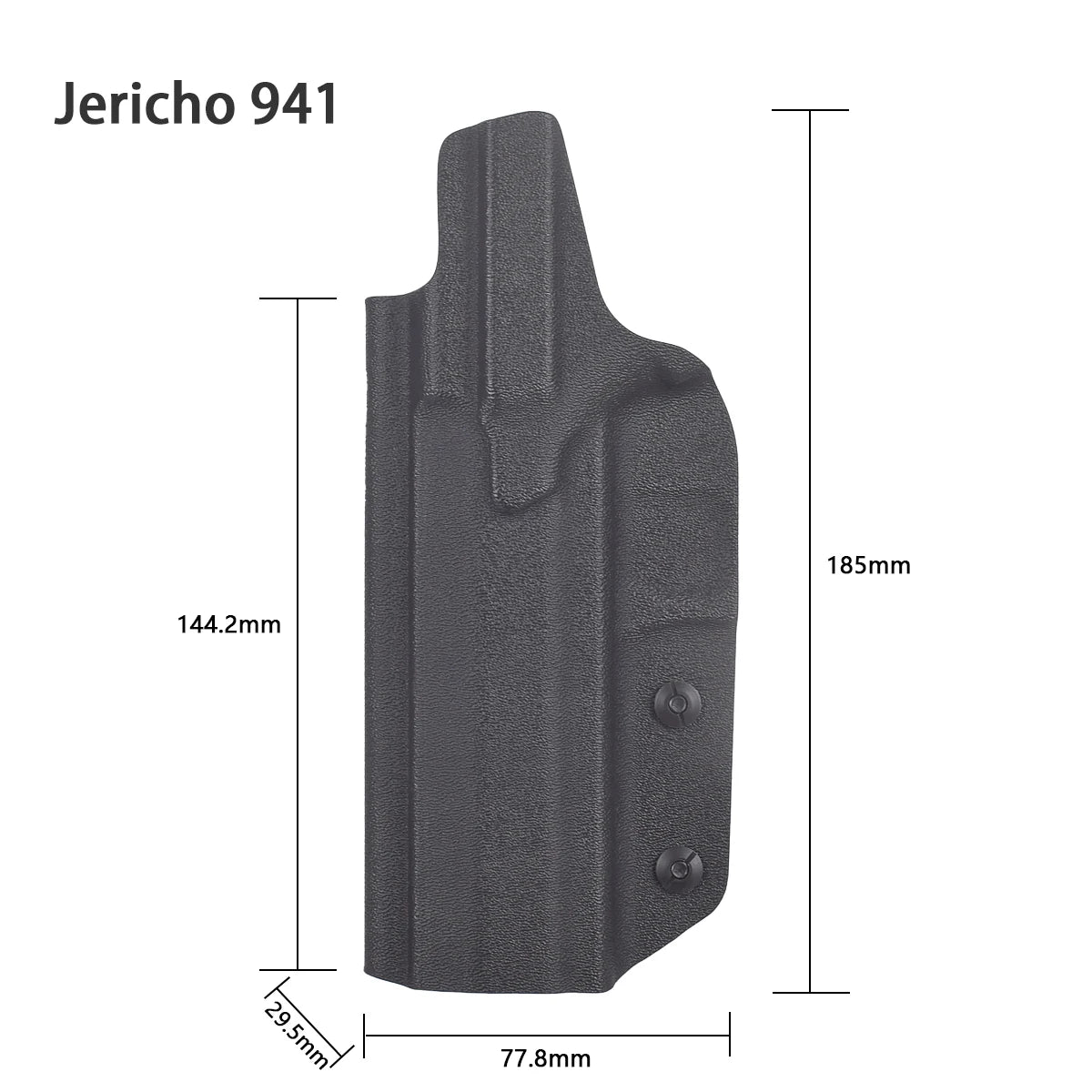 IWB Kydex Gun Holster for Berett 92Fs G26 CZ P07 941 G2C 1911 Walter PPQ TH9 MP40 inside Waistband Concealed Carry Holsters