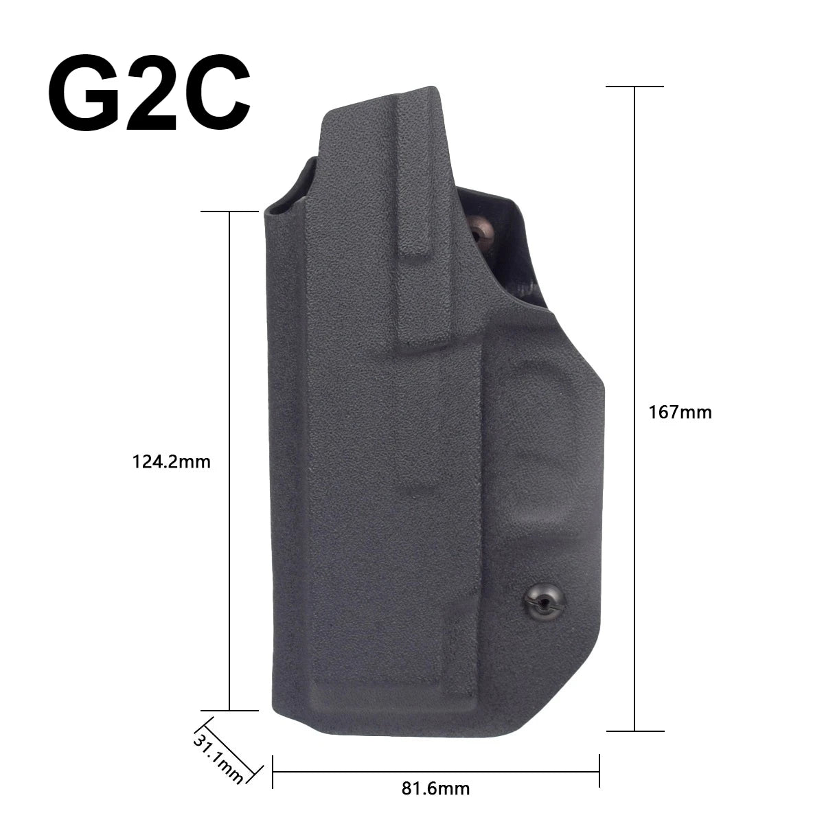 IWB Kydex Gun Holster for Berett 92Fs G26 CZ P07 941 G2C 1911 Walter PPQ TH9 MP40 inside Waistband Concealed Carry Holsters
