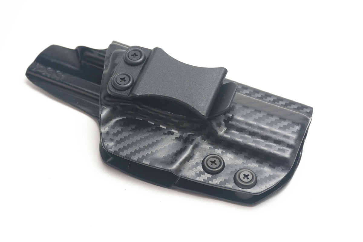 Carbon Fiber Kydex inside Waistband Holster for Walther P99 IWB Case Pant Belt Clip Concealed Carry Concealment Cross Draw