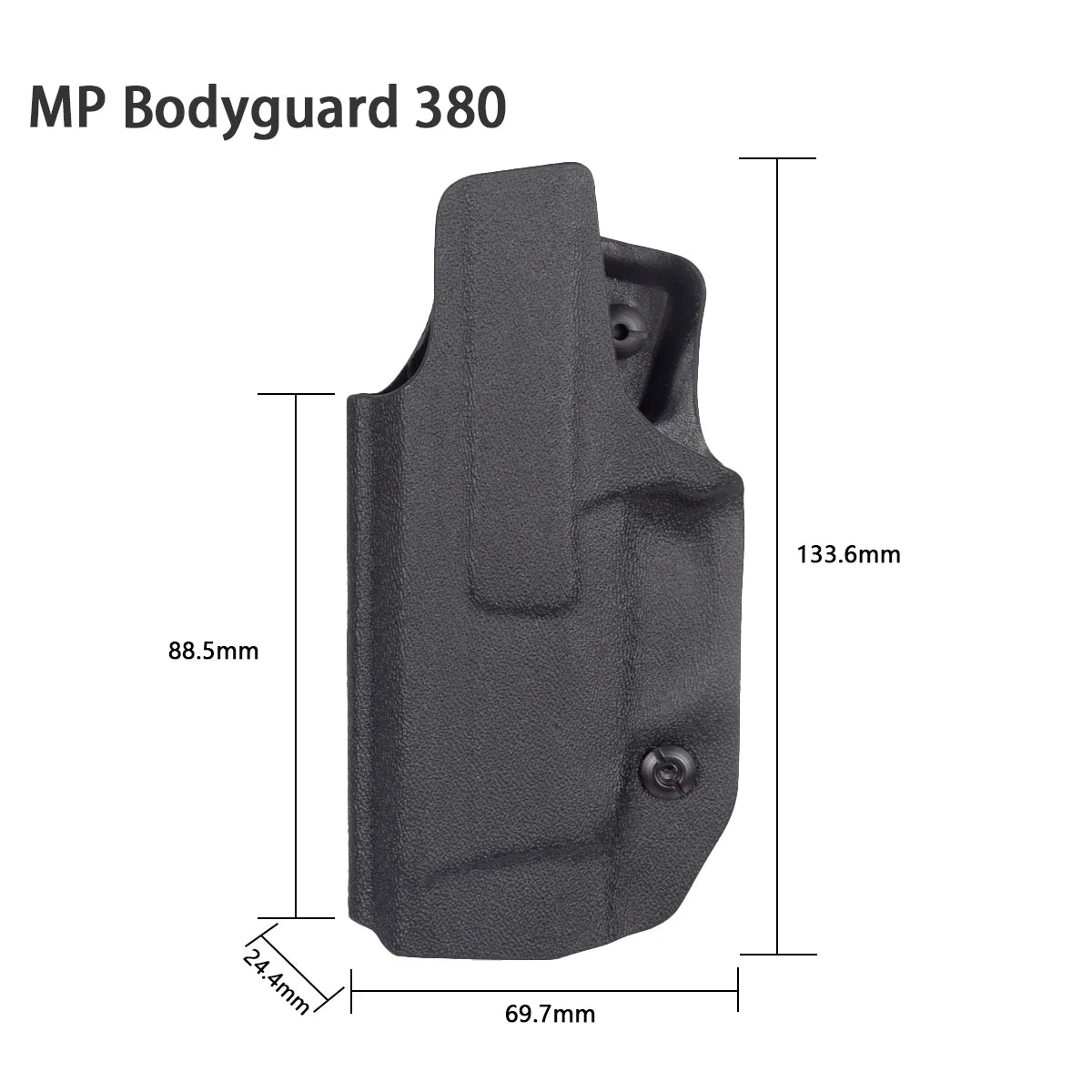 IWB Kydex Gun Holster for Berett 92Fs G26 CZ P07 941 G2C 1911 Walter PPQ TH9 MP40 inside Waistband Concealed Carry Holsters