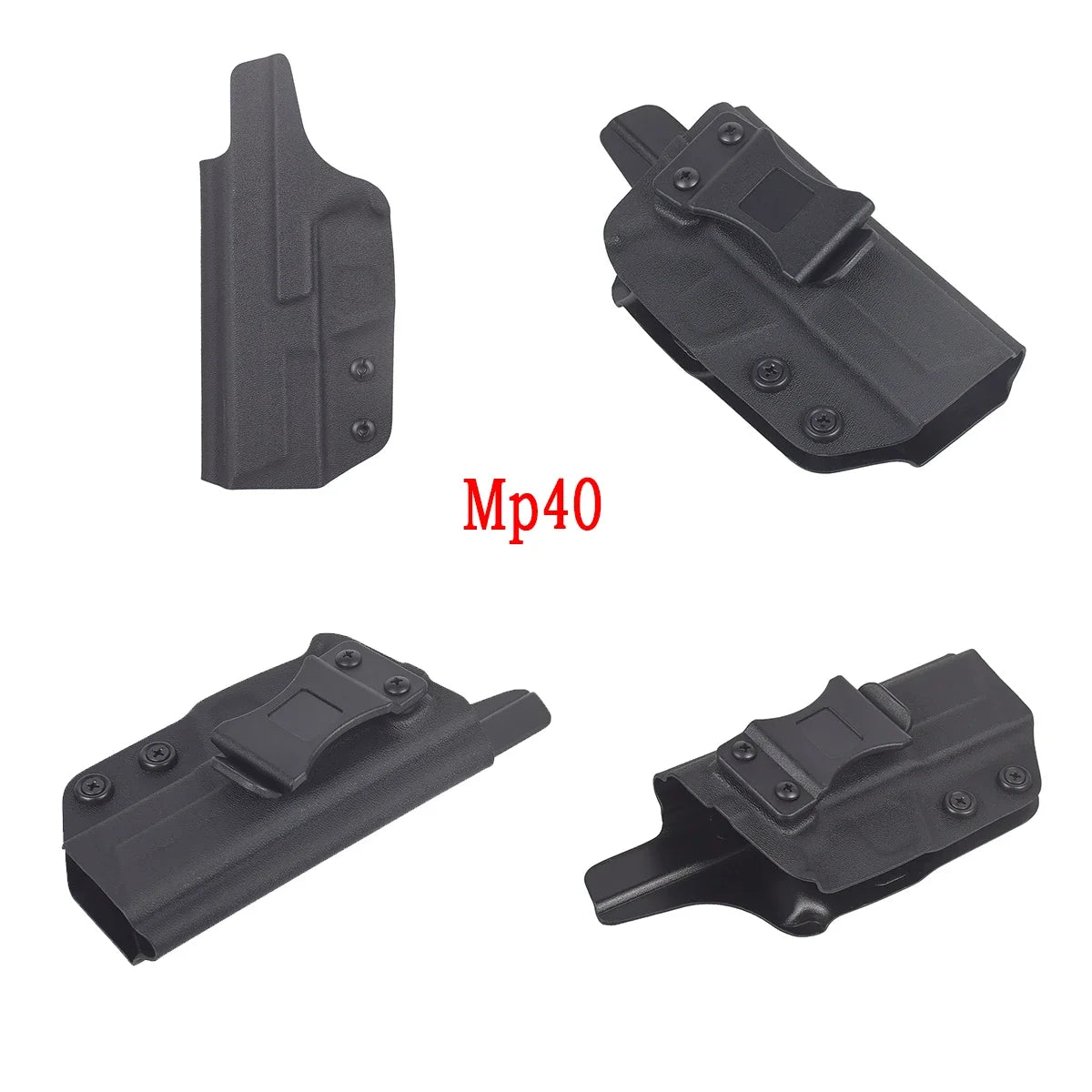 IWB Kydex Gun Holster for Berett 92Fs G26 CZ P07 941 G2C 1911 Walter PPQ TH9 MP40 inside Waistband Concealed Carry Holsters