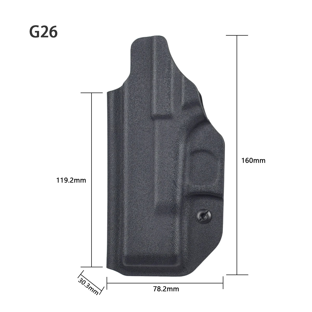 IWB Kydex Gun Holster for Berett 92Fs G26 CZ P07 941 G2C 1911 Walter PPQ TH9 MP40 inside Waistband Concealed Carry Holsters
