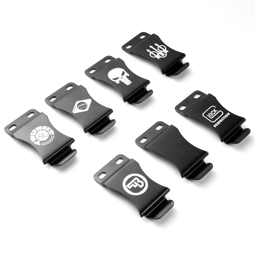 Metal Clip Flap Wing Claw for IWB Glock Beretta Taurus CZ Punisher Kydex Carbon Fiber Holster 1.5" Gun Belts Concealed Carry