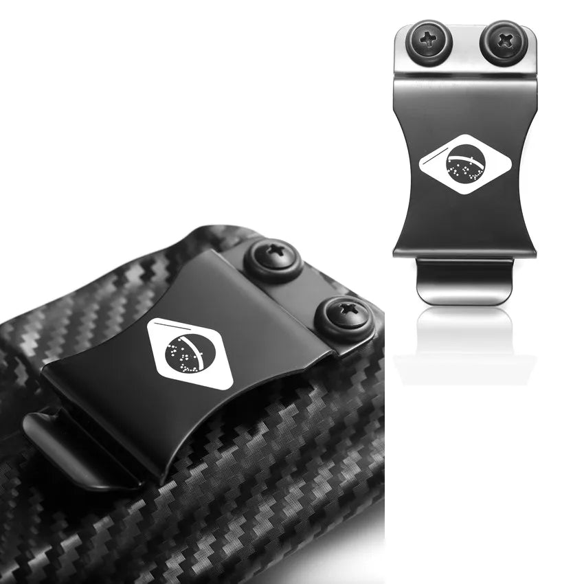 Metal Clip Flap Wing Claw for IWB Glock Beretta Taurus CZ Punisher Kydex Carbon Fiber Holster 1.5" Gun Belts Concealed Carry