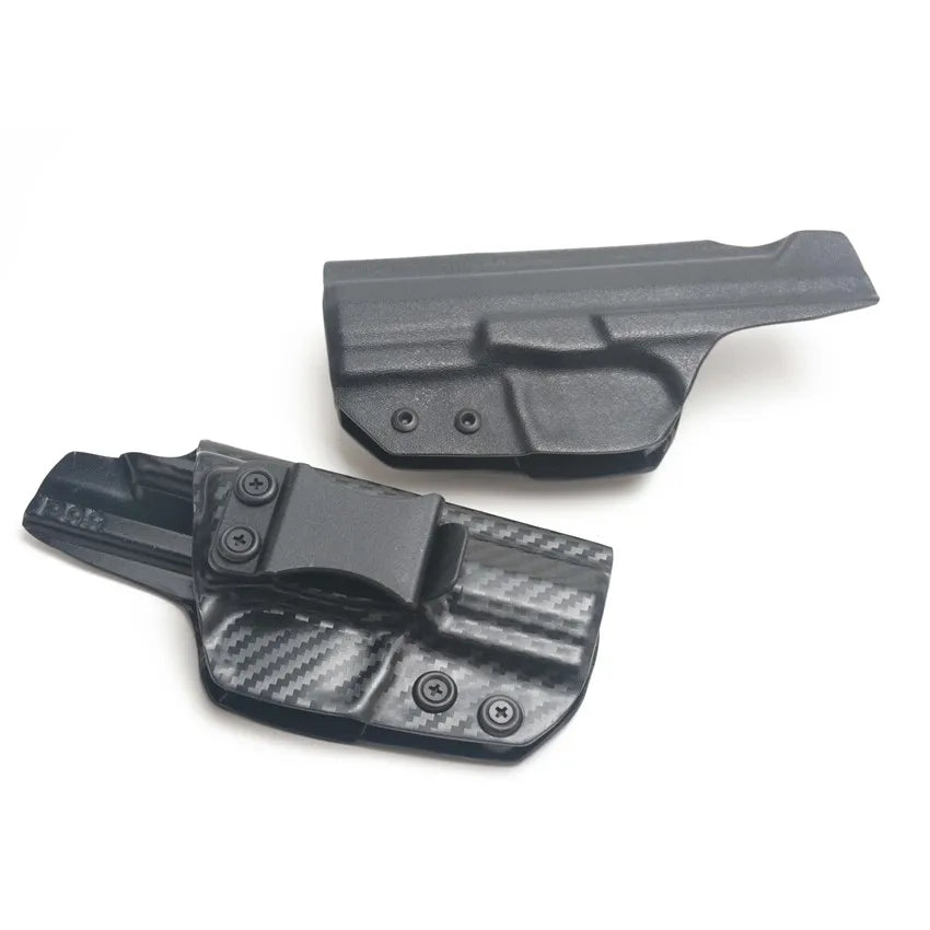 Carbon Fiber Kydex inside Waistband Holster for Walther P99 IWB Case Pant Belt Clip Concealed Carry Concealment Cross Draw