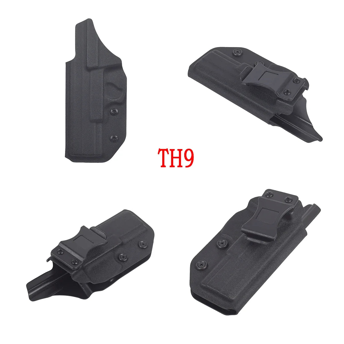 IWB Kydex Gun Holster for Berett 92Fs G26 CZ P07 941 G2C 1911 Walter PPQ TH9 MP40 inside Waistband Concealed Carry Holsters